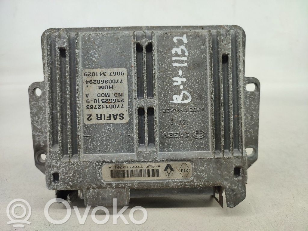 Unidad de control/módulo del motor   7700112763,216525109