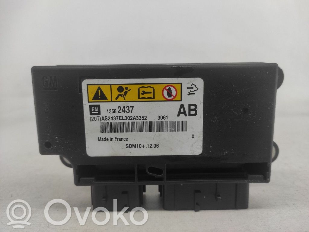 Airbag control unit/module   13582437,AS2437EL302A3352