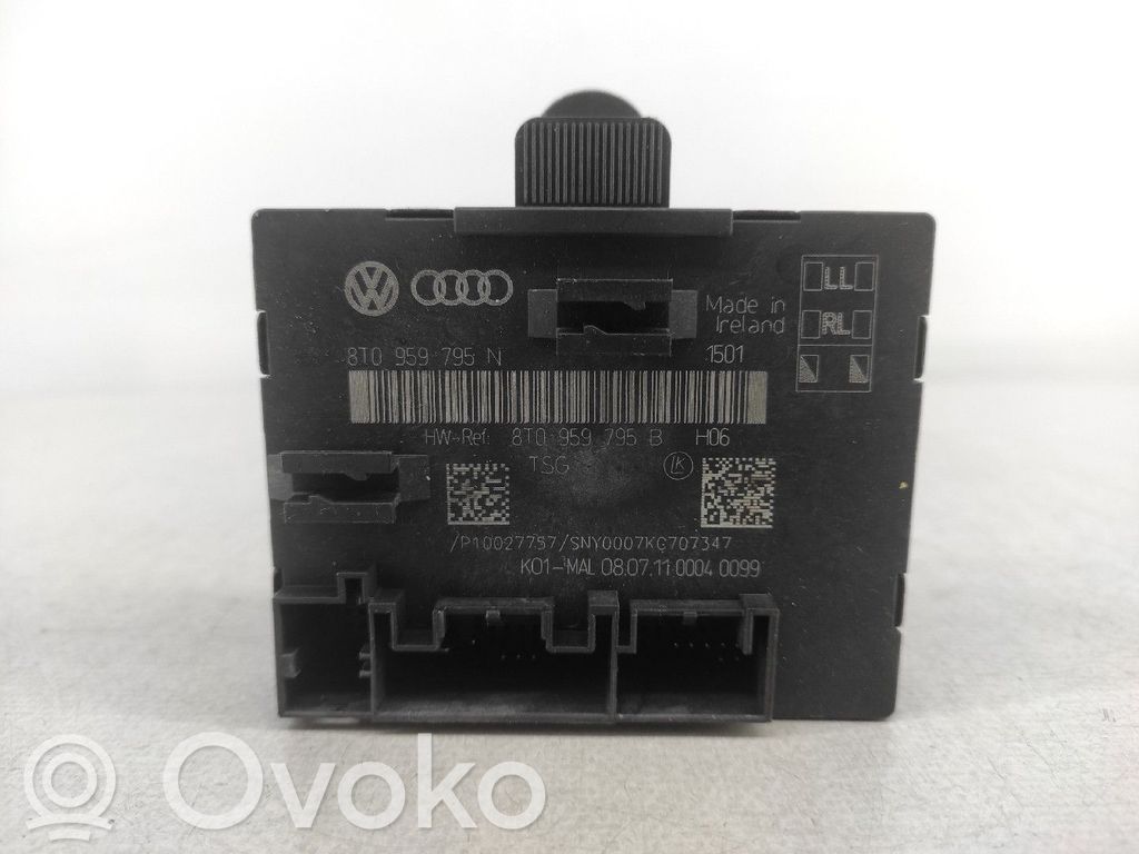 Unité de commande module de porte   8T0959795B,8T0959795N