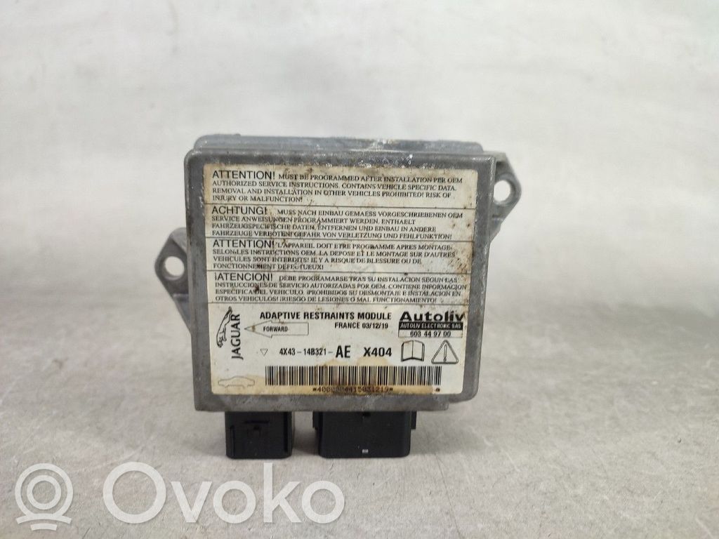 Unidad de control/módulo del Airbag   4X4314B321AE