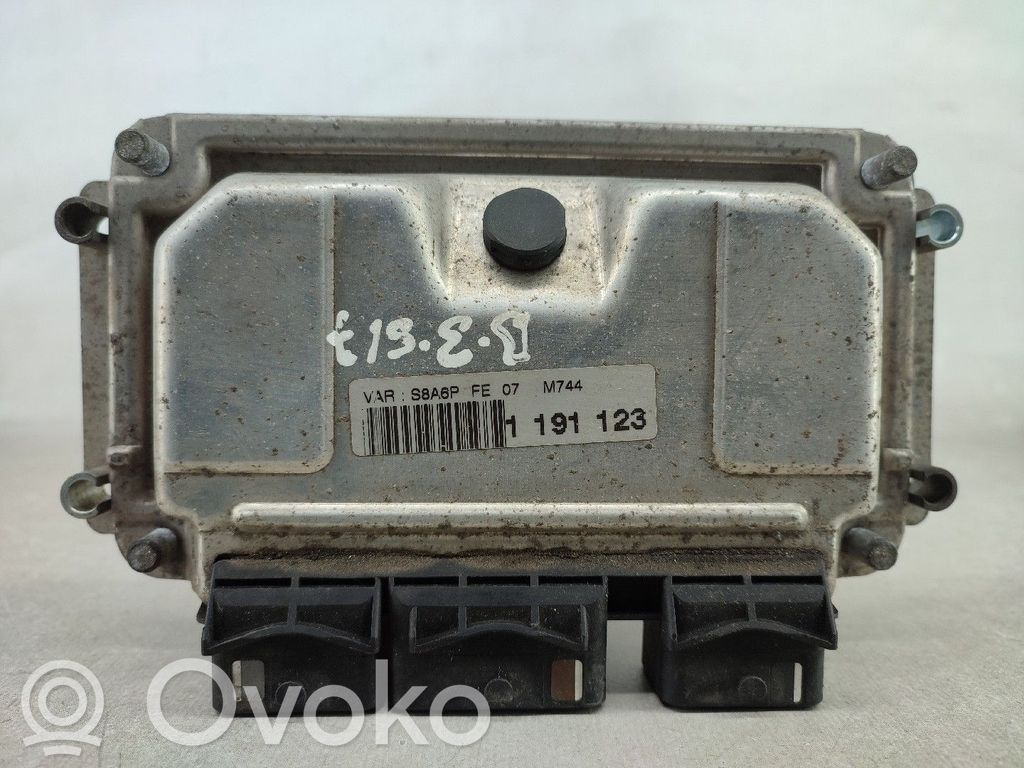 Unidad de control/módulo del motor   9637838780,0261206246