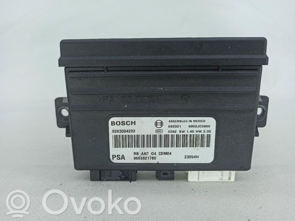Other control units/modules   9663821780,0263004203