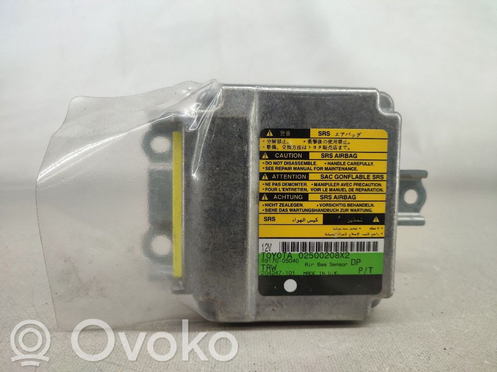 Toyota Avensis T220 Module de contrôle airbag