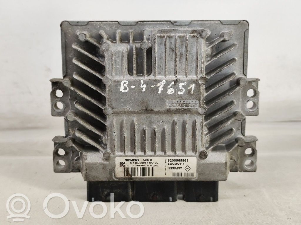 Unidad de control/módulo del motor   8200565863,8200592611