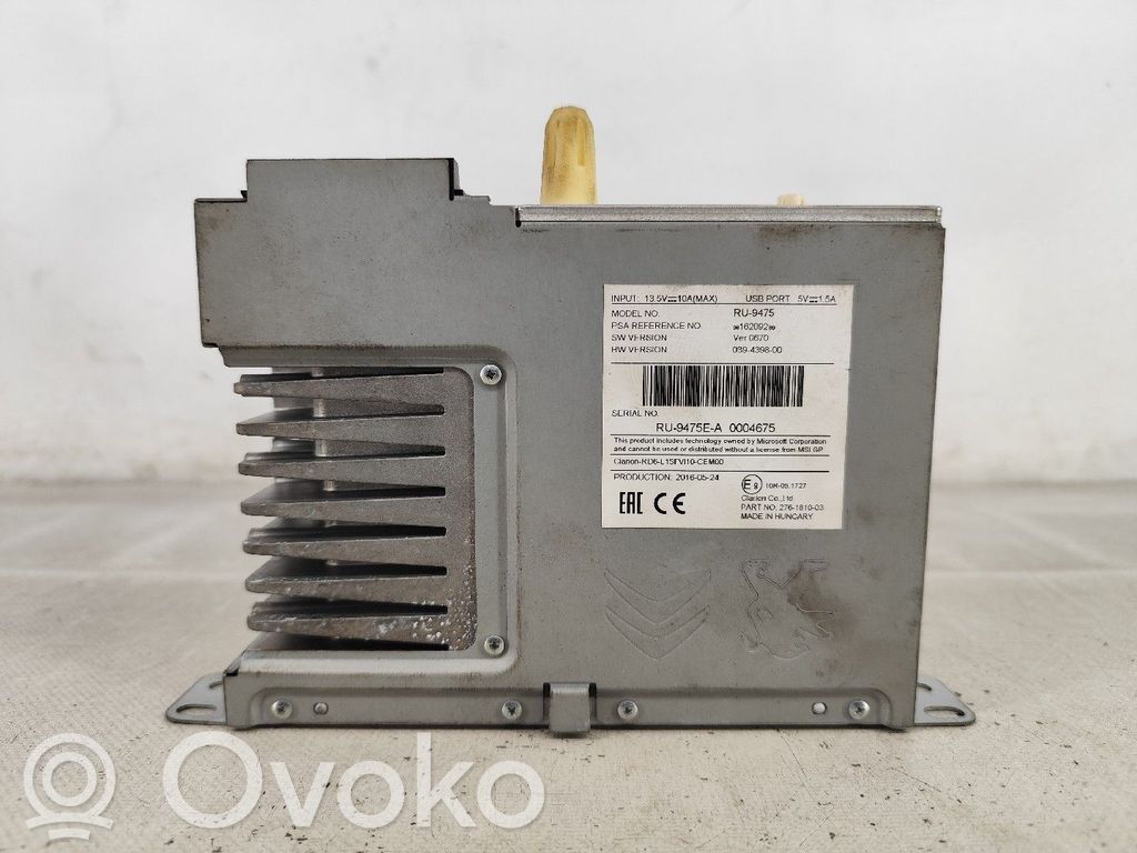 Radio / CD-Player / DVD-Player / Navigation   RU9475EA,9816209280