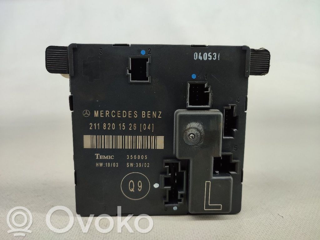 Unité de commande module de porte   2118201526