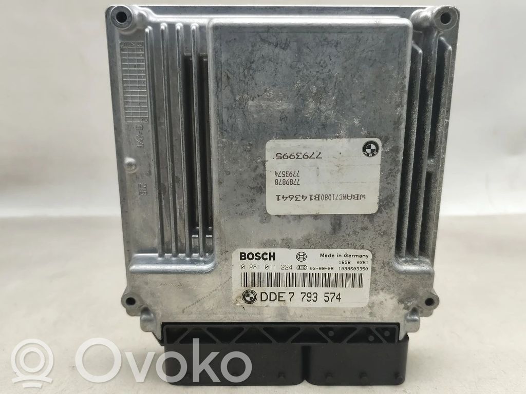 Engine control unit/module   7793574,0281011224,7789878,7793574,7793995