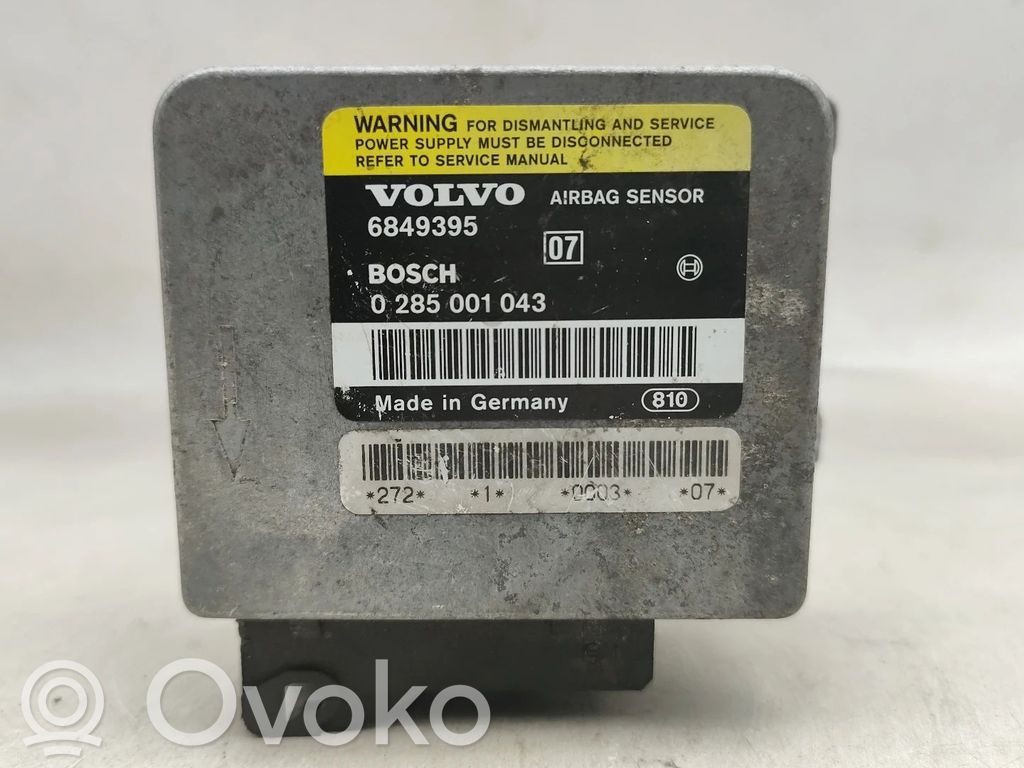 Airbag control unit/module   0285001043,6849395