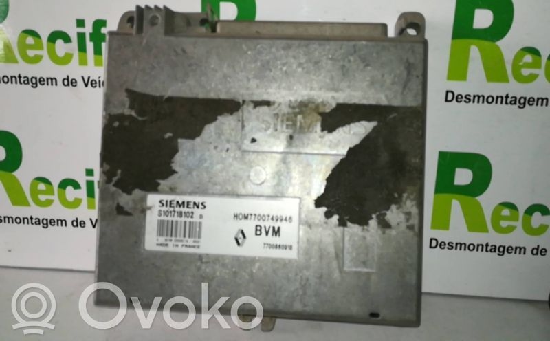 Engine control unit/module   7700749946,S101718102