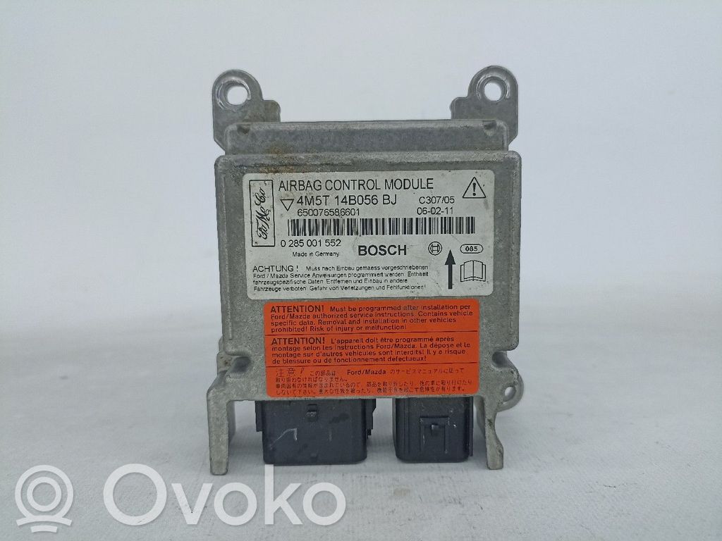 Airbag control unit/module   4M5T14B056BJ,0285001552