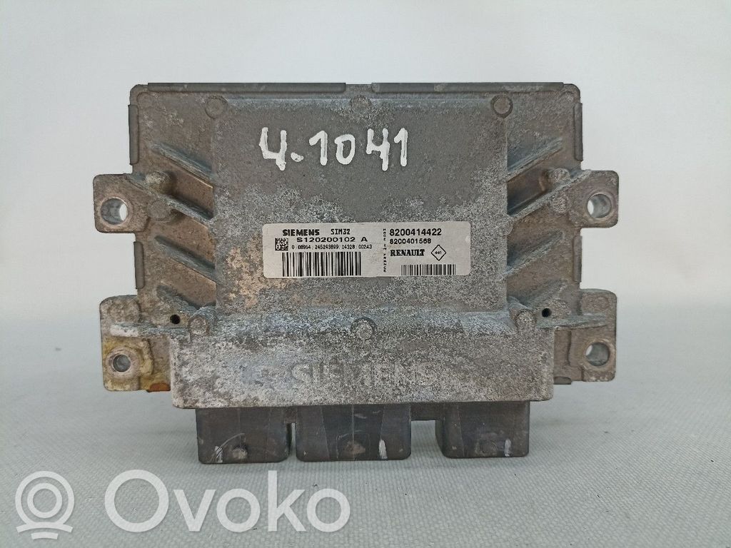 Dzinēja vadības bloks   8200414422,8200401568,S120200102A