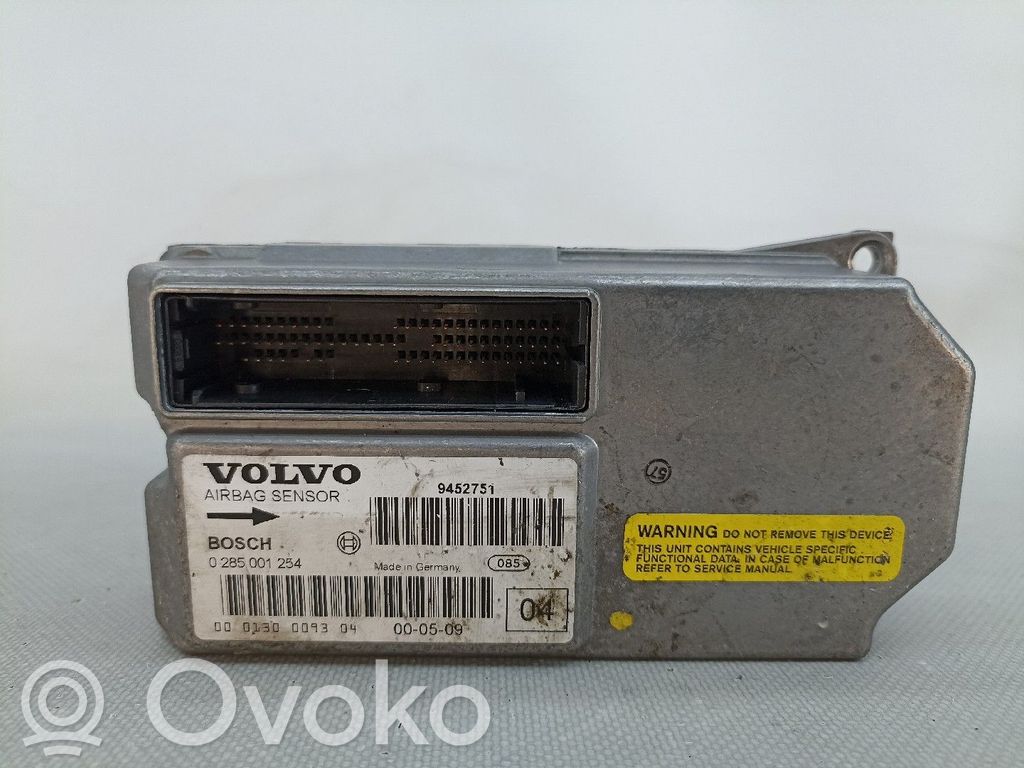 Airbag control unit/module   0285001254,9452751