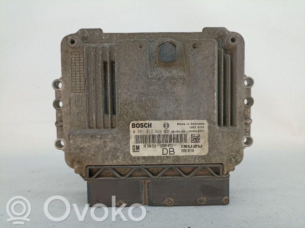 Unidad de control/módulo del motor   55560810,0281012694,8980135190