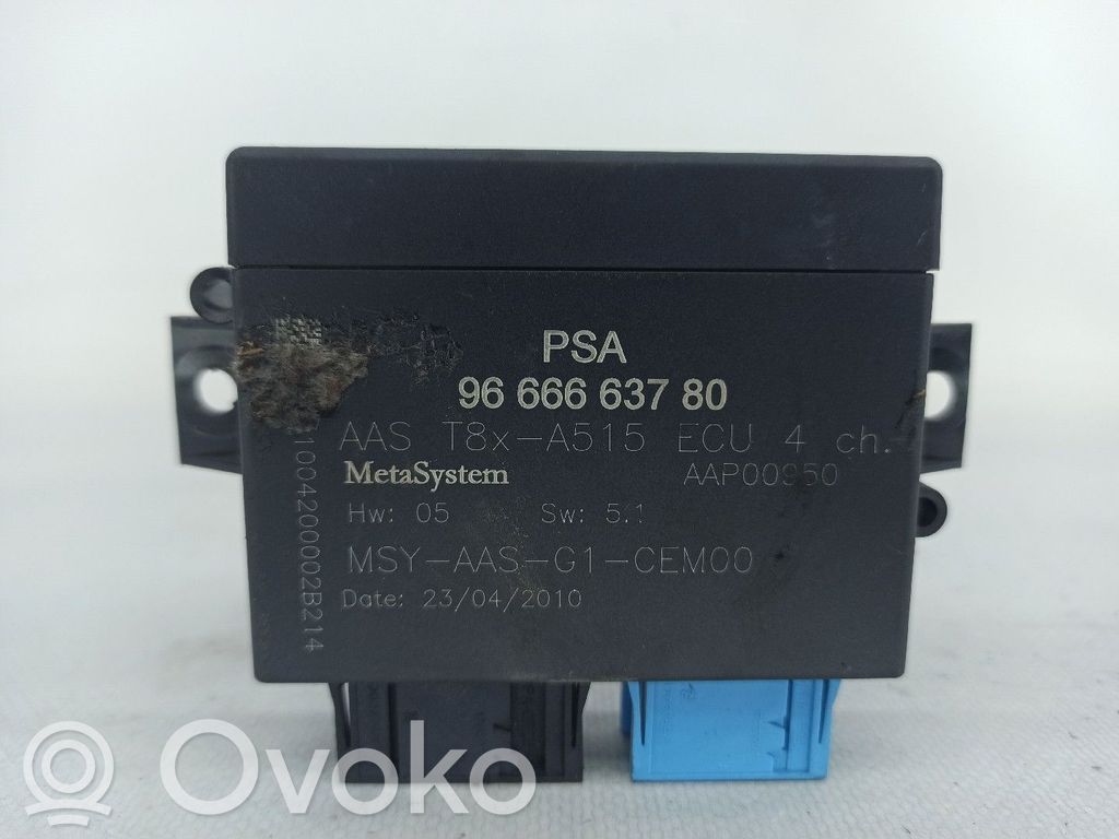 Citroen DS3 Sensor de aparcamiento PDC 