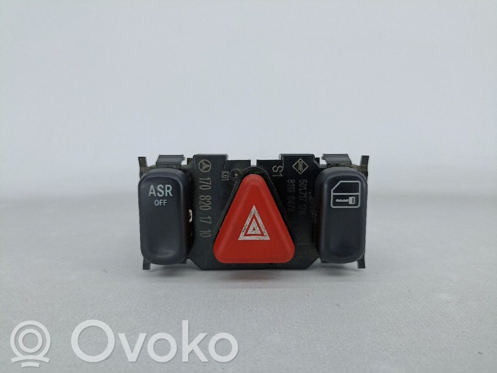Mercedes-Benz SLK R170 Botón interruptor de luz de peligro 