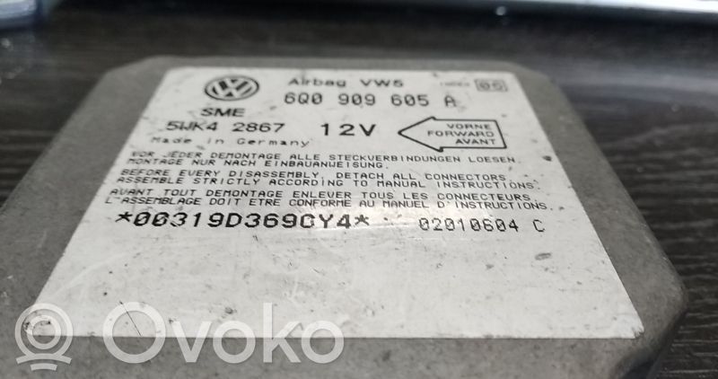 Module de contrôle airbag   6Q0909605A,5WK42867