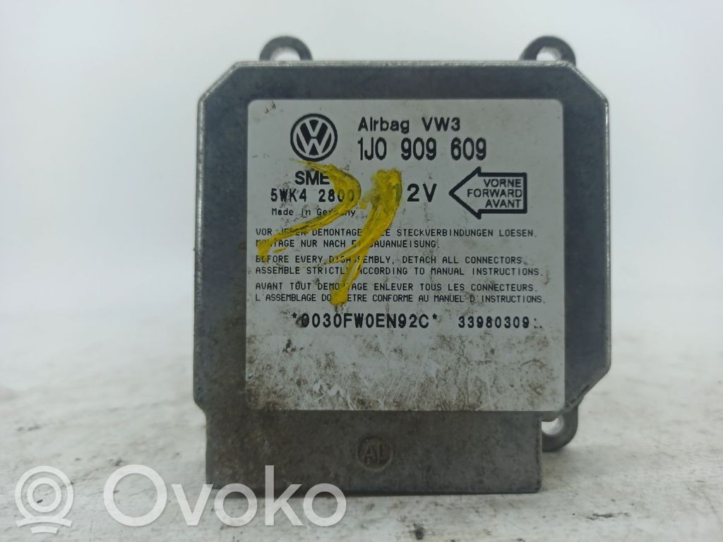 Volkswagen Golf IV Unitate/modul de comandă airbaguri 