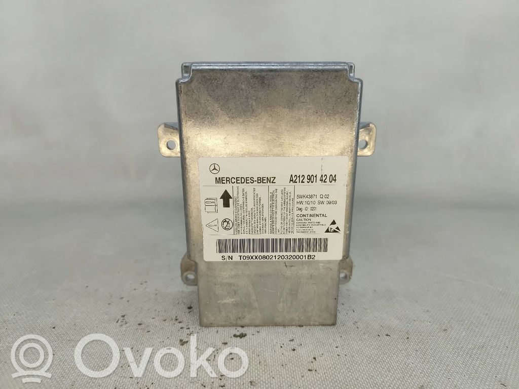 Unidad de control/módulo del Airbag   A2129014204,5WK43871