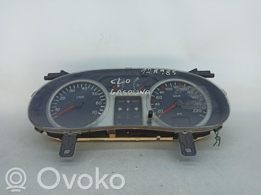 Renault Clio II Speedometer (instrument cluster) 