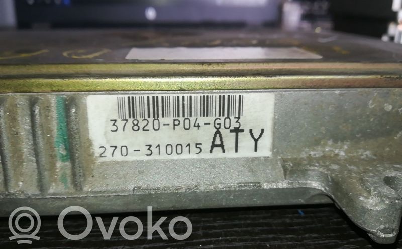 Engine control unit/module   37820P04G03,270310015ATY