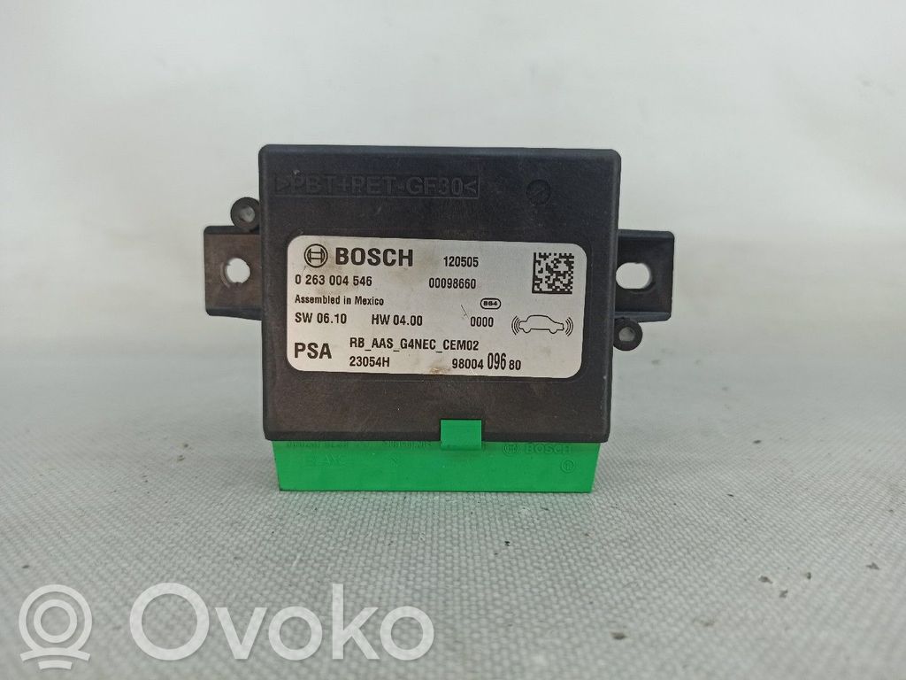 Peugeot 508 Sensor de aparcamiento PDC 