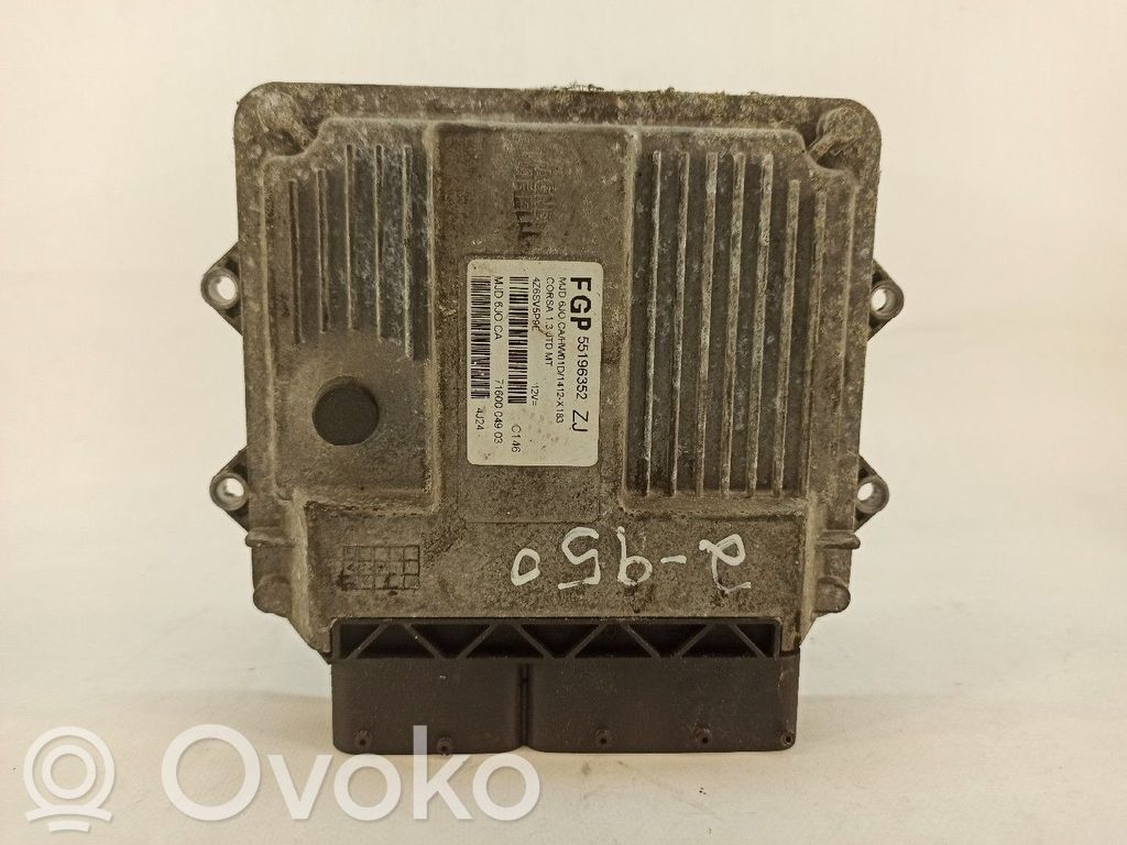 Sterownik / Moduł ECU   55196352ZJ,7160004903