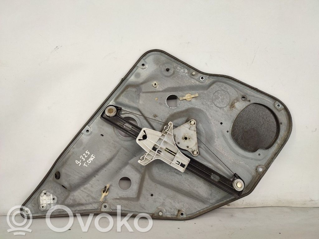 Seat Ibiza III (6L) Mechanizm podnoszenia szyby tylnej bez silnika 
