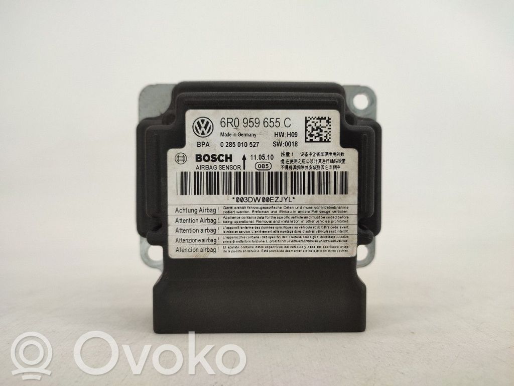 Unidad de control/módulo del Airbag   6R0959655C,0285010527