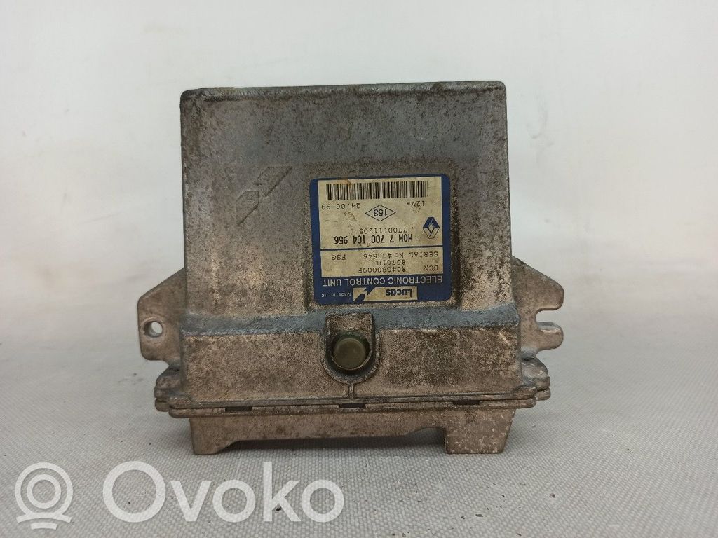 Unidad de control/módulo del motor   HOM7700104956,7700111205,R04080009F