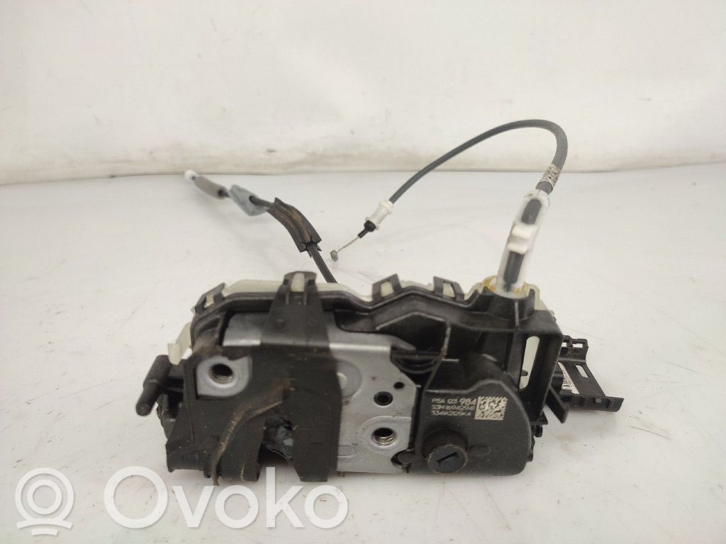Rear door lock   PSA123984,6PINOS,S3M16942941