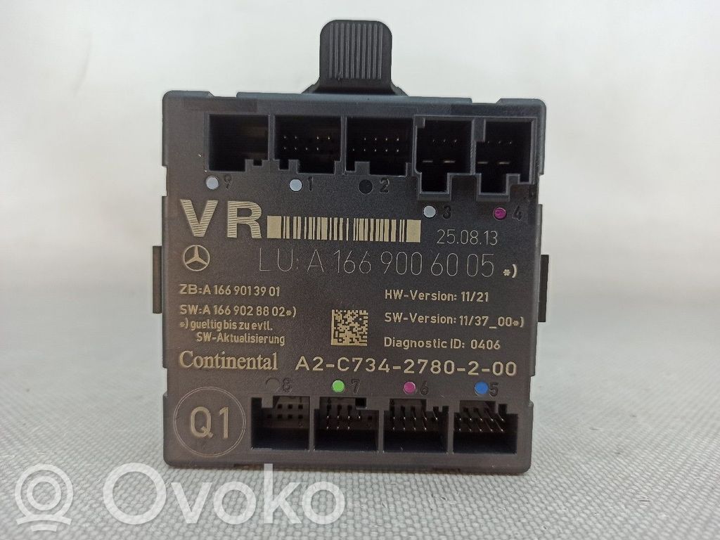 Unitate/modul de control motor   FRENTE,A1669006005,A1669013901,A1669028802,DIREITO