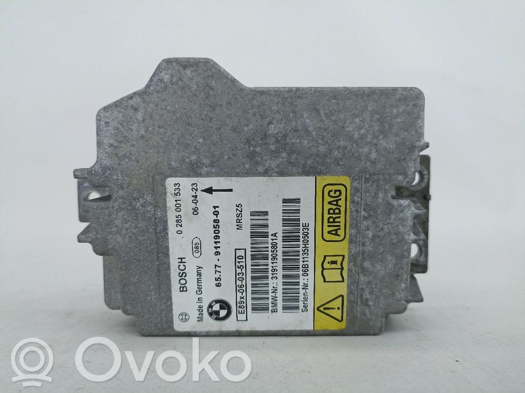 BMW 1 E81 E87 Unidad de control/módulo del Airbag 