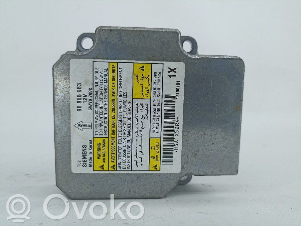 Turvatyynyn ohjainlaite/moduuli   96806963,5WY67082