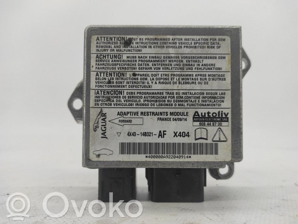 Sterownik / Moduł Airbag   4X4314B321AF