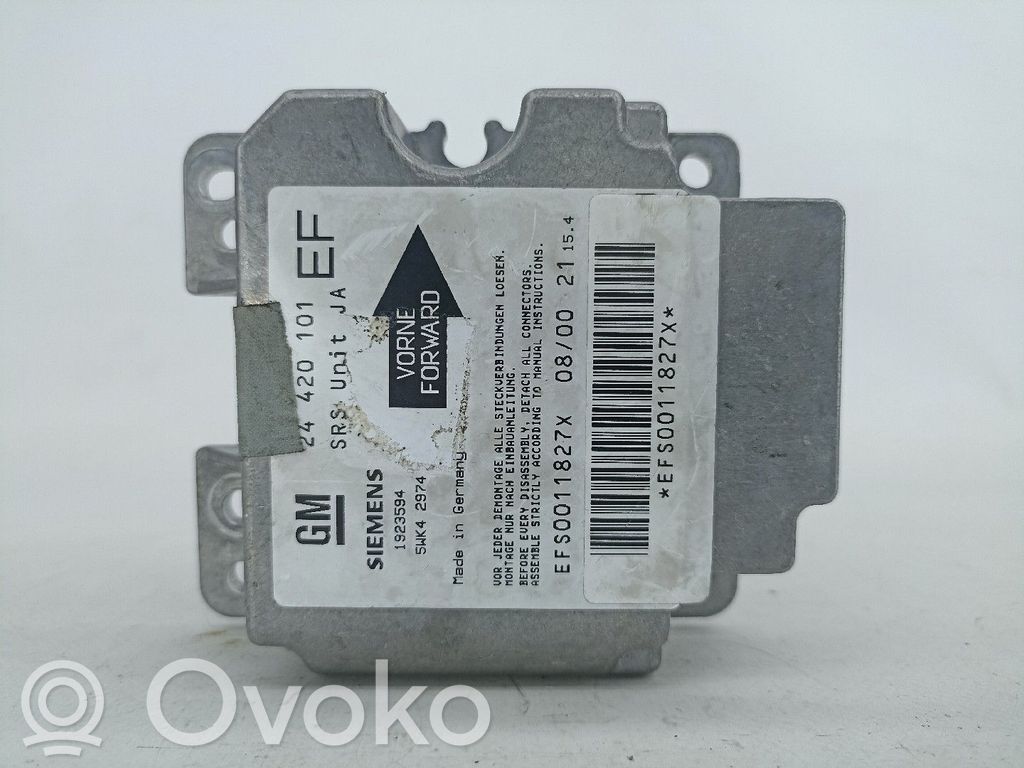Unidad de control/módulo del Airbag   24420101,1923594,5WK42974