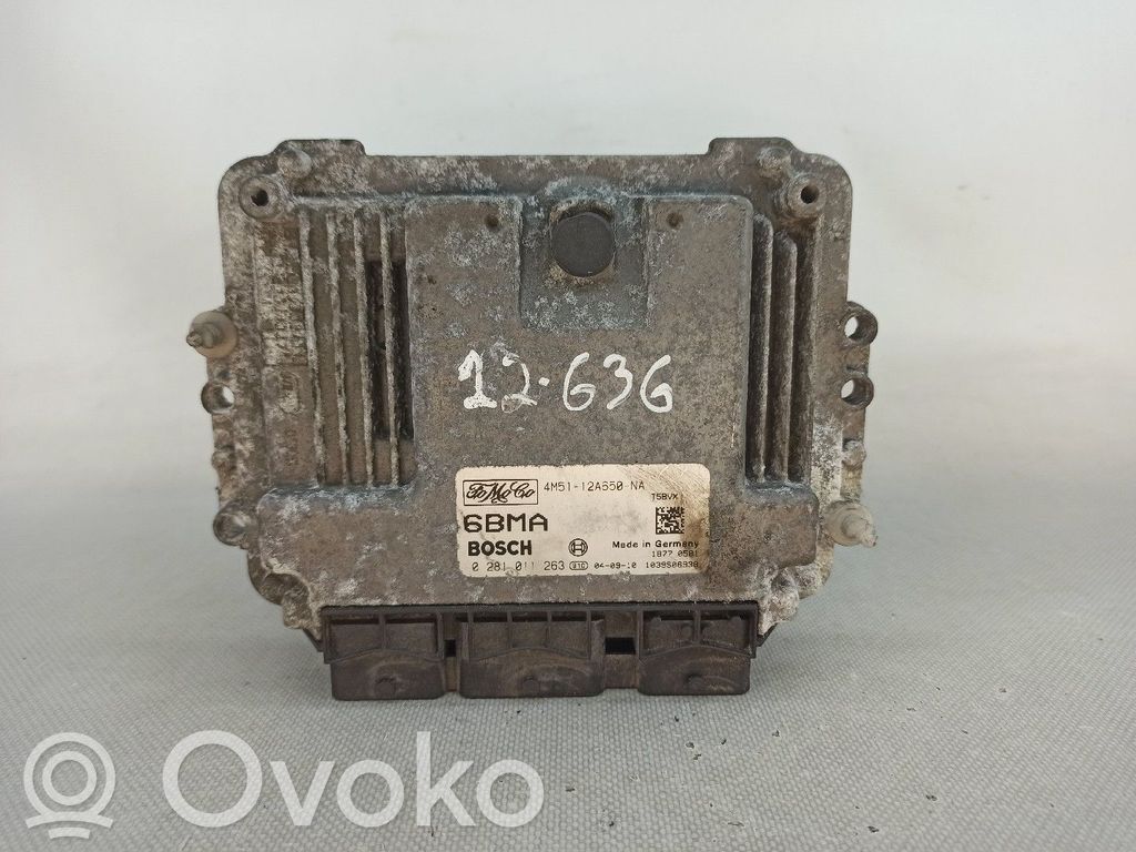 Sterownik / Moduł ECU   4M5112A650NA,0281011263