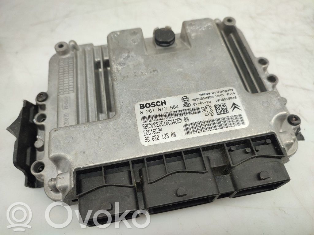Sterownik / Moduł ECU   0281012984,9653958980,9662213380