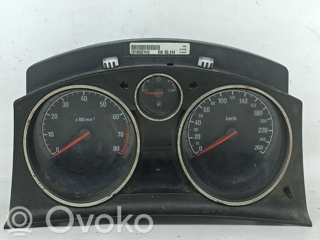 Opel Astra H Vitezometru (grup de instrumente)