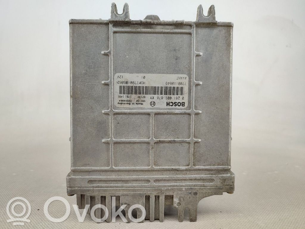 Unidad de control/módulo del motor   0281001878,7700110649
