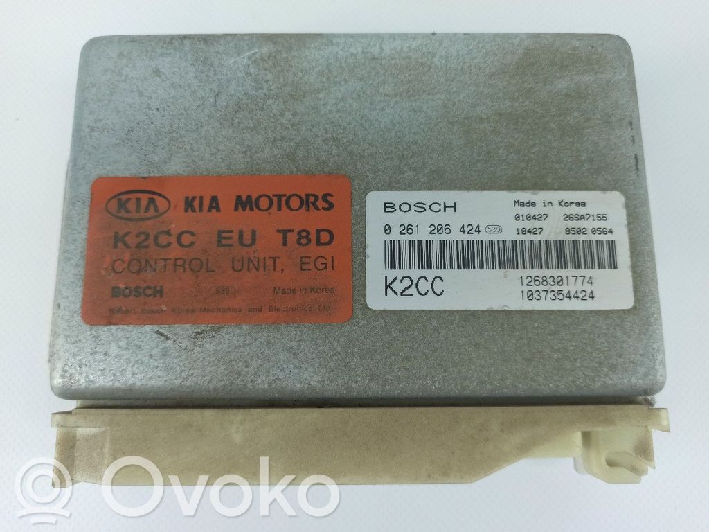 Engine control unit/module   0261206424,1037354424,1268301774