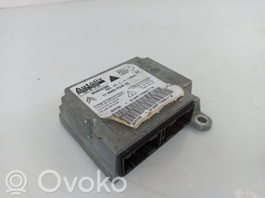 Airbag control unit/module   9659532380,603481900