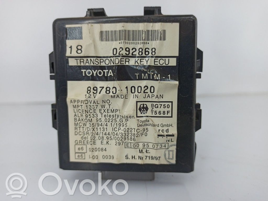 Toyota Starlet (P90) V Relé de bloqueo de encendido 