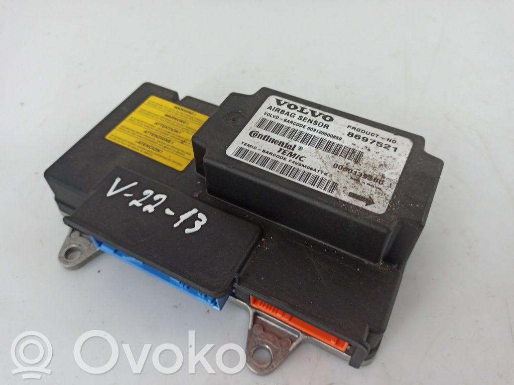 Volvo S40 Unidad de control/módulo del Airbag 
