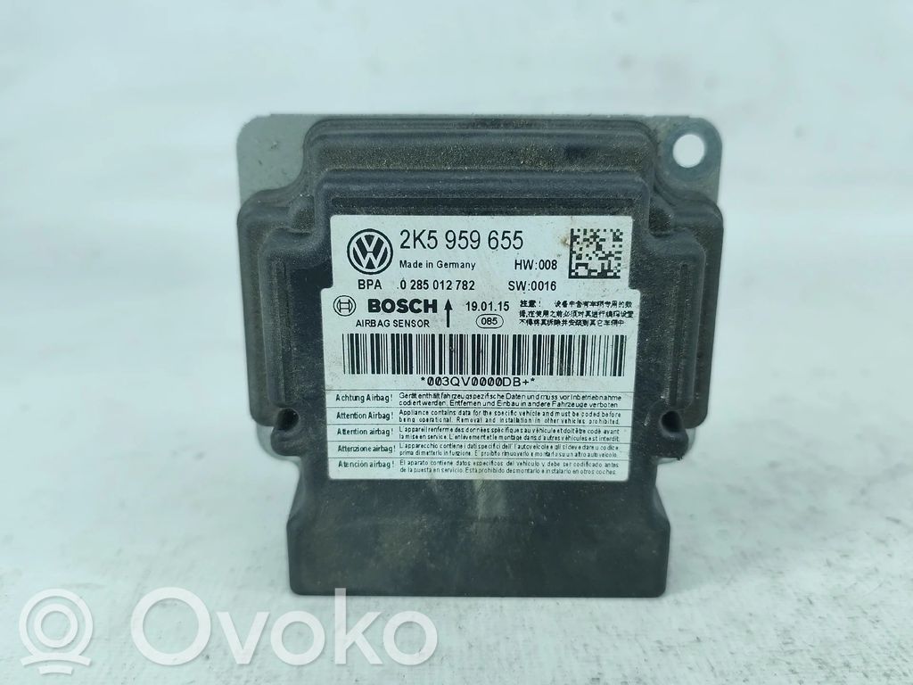 Airbag control unit/module   0285012782,2K5959655