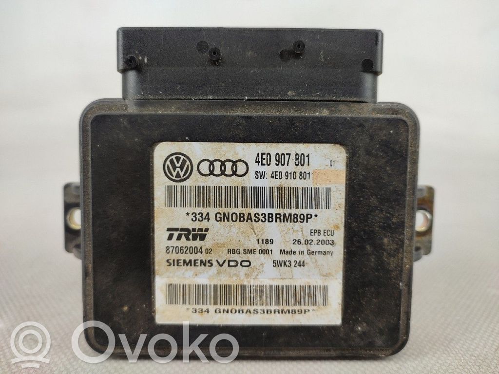 Engine control unit/module   4E0907801,4E0910801,87062004