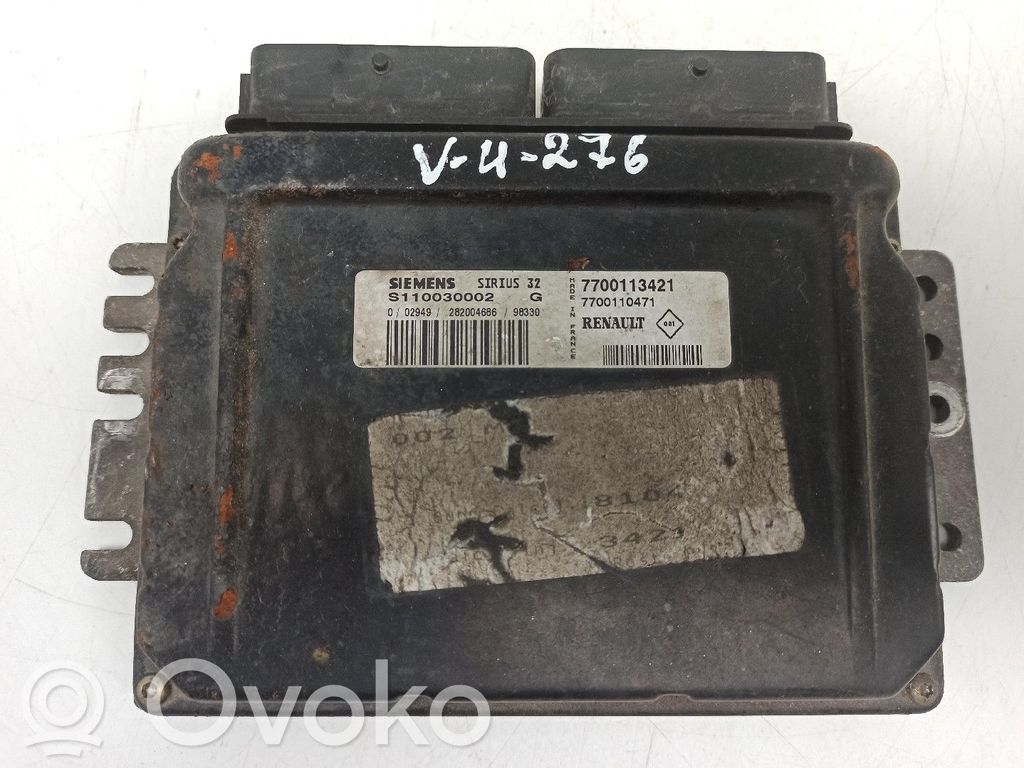 Engine control unit/module   7700113421,7700110471,S110030002