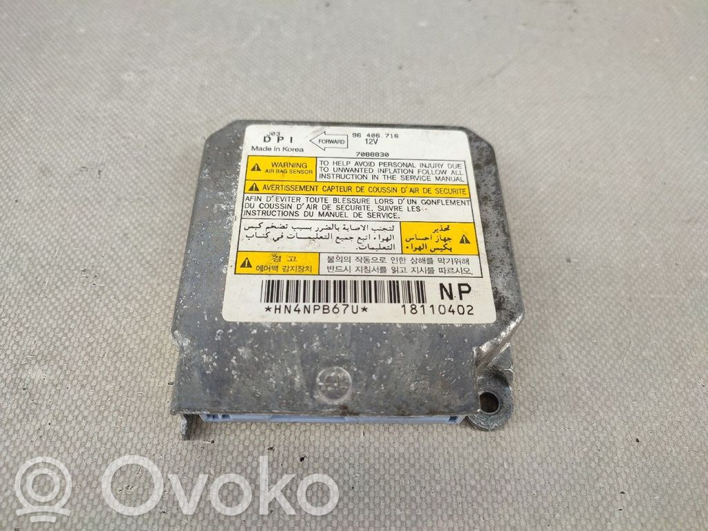 Chevrolet Lacetti Unitate/modul de comandă airbaguri 