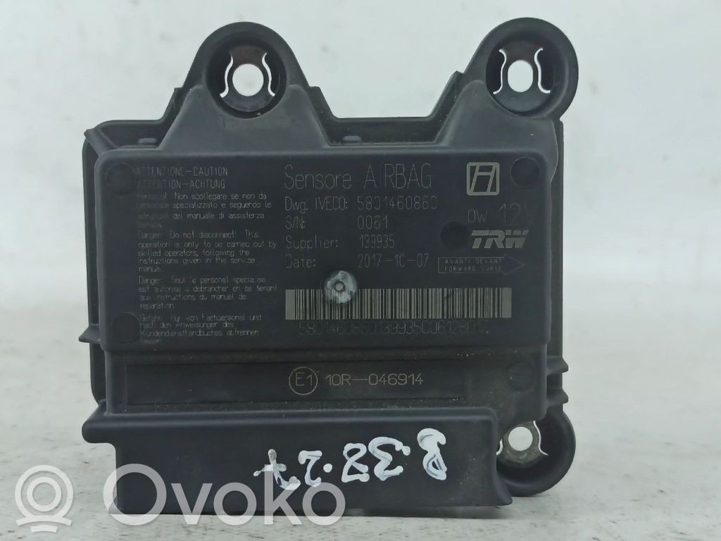 Module de contrôle airbag   5801460860