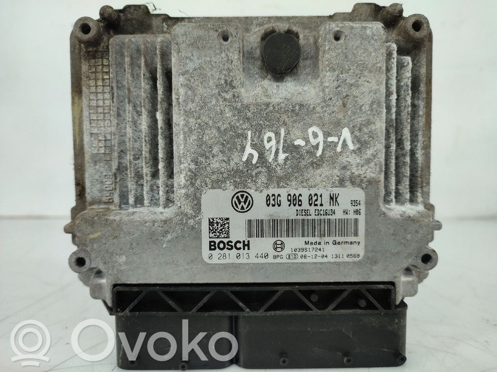 Unidad de control/módulo del motor   03G906021NK,0281013440