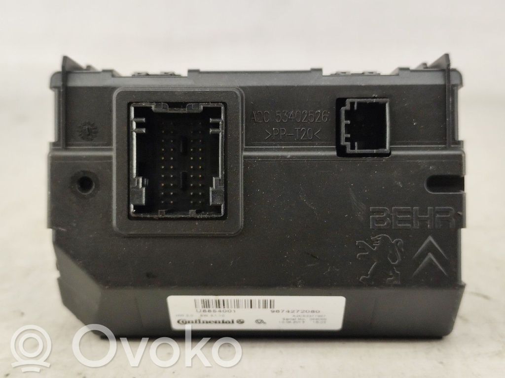 Unidad de control/módulo del motor   CLIMATRONIC,9674272080,A2C53377967